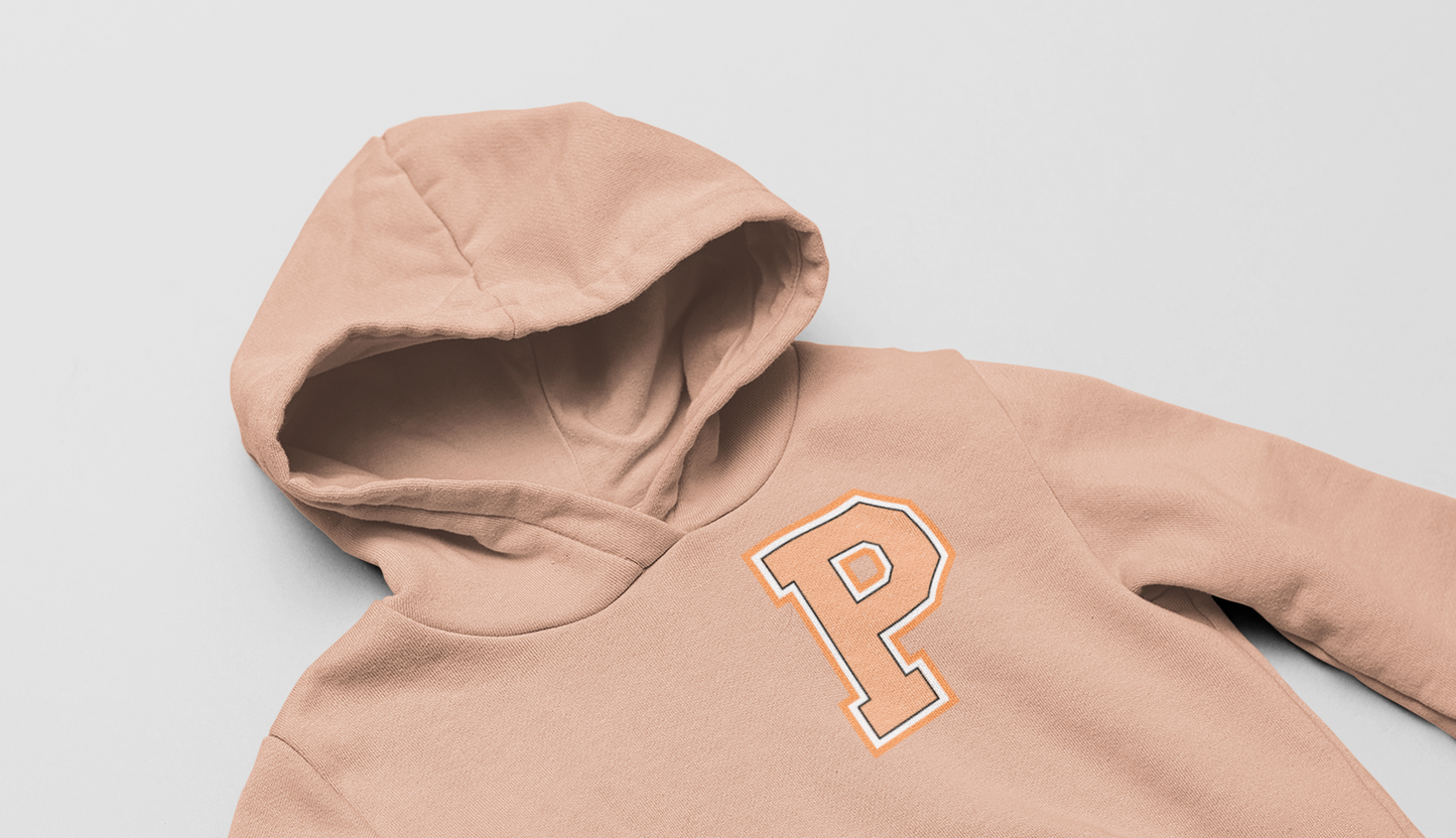 Women's Papaya Collegiate Cropped Hoodie