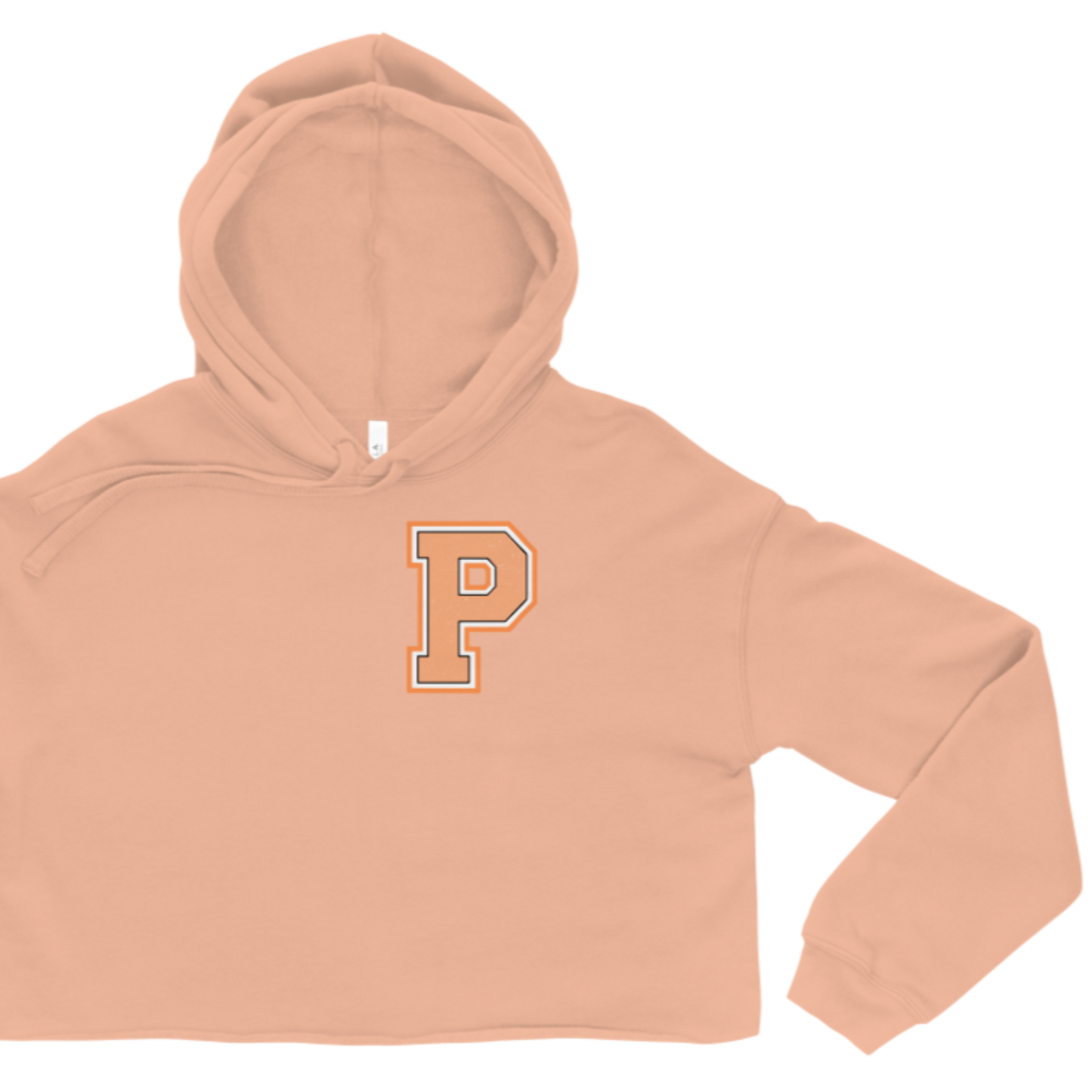 Women's Papaya Collegiate Cropped Hoodie