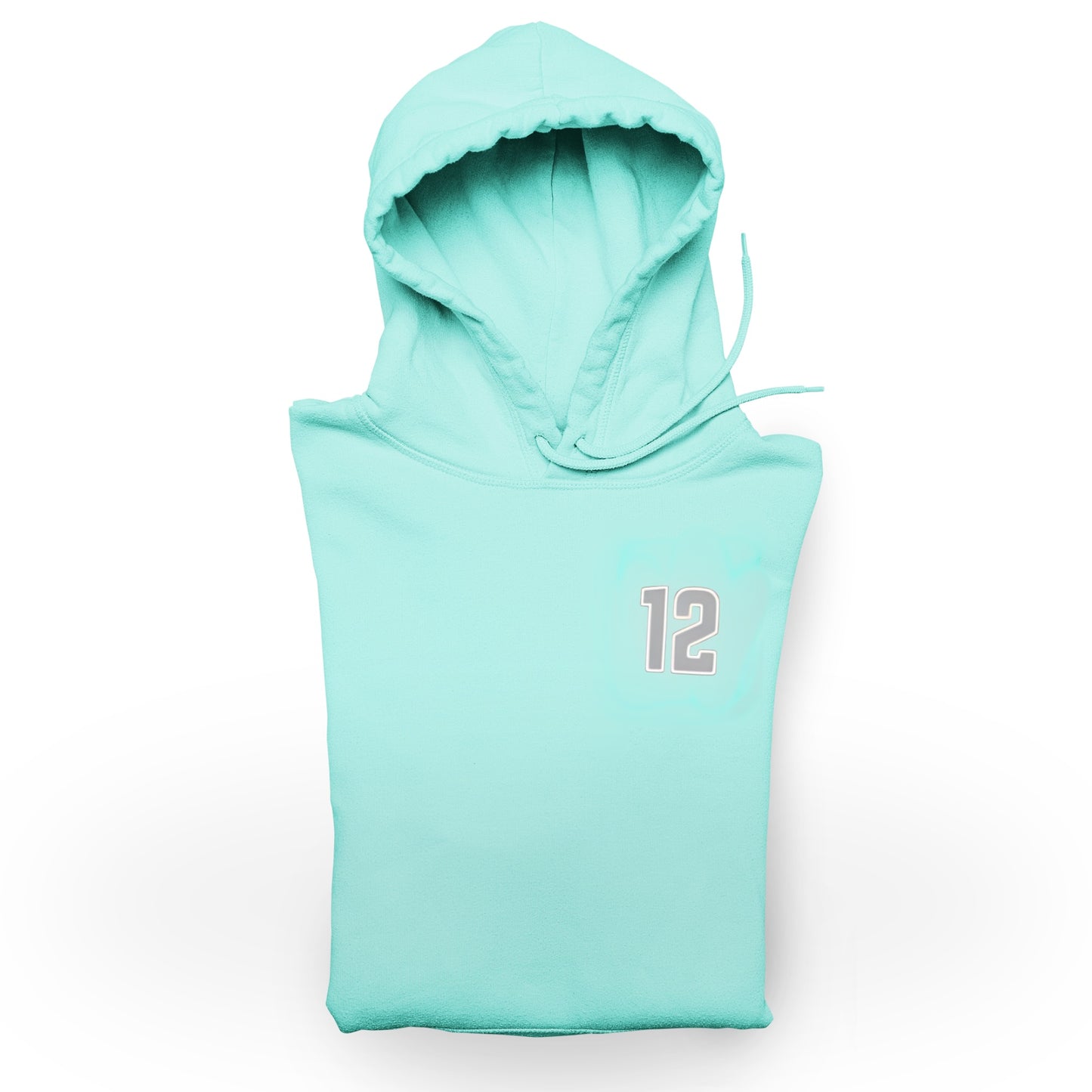 Boyfriend Fit Color Splash Hoodie - Mint