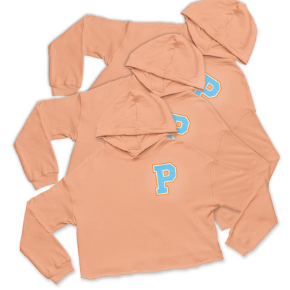 Collegiate Crop Hoodie