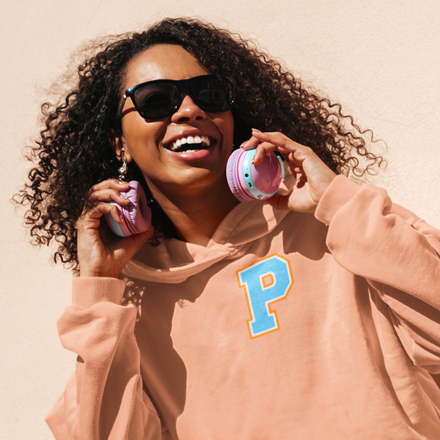 Collegiate Crop Hoodie