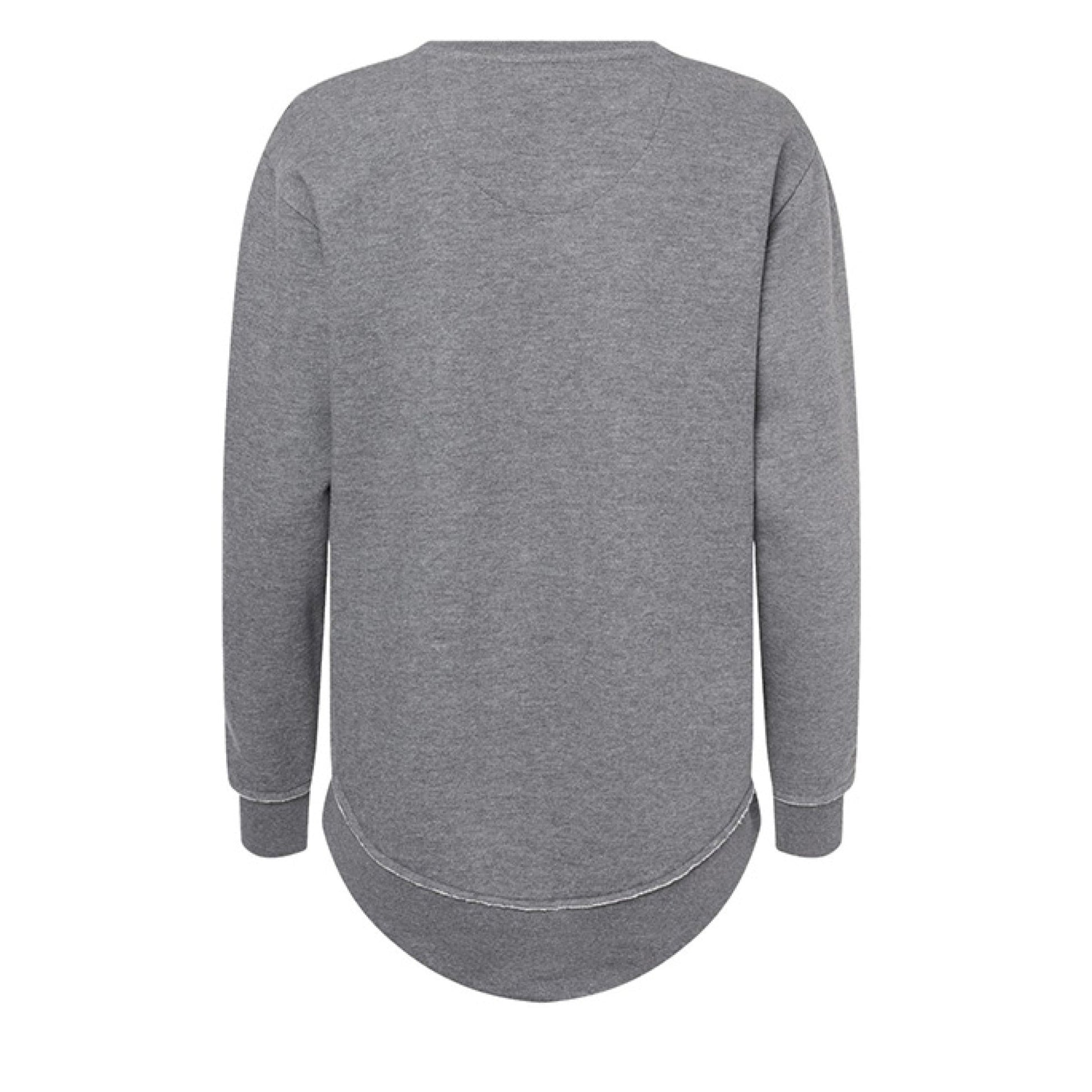 Gray sweatshirt on a white background