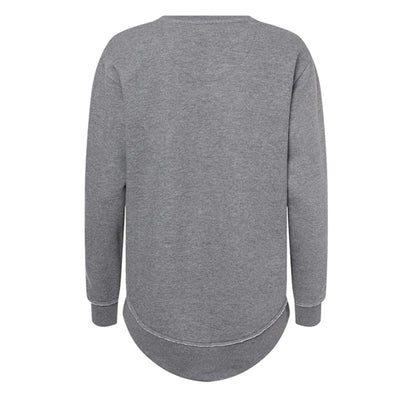 Gray sweatshirt on a white background