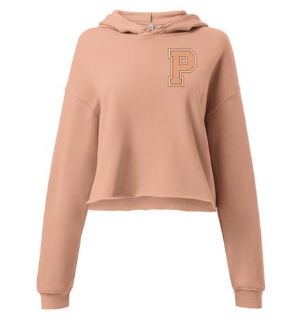 Women's Papaya Collegiate Cropped Hoodie