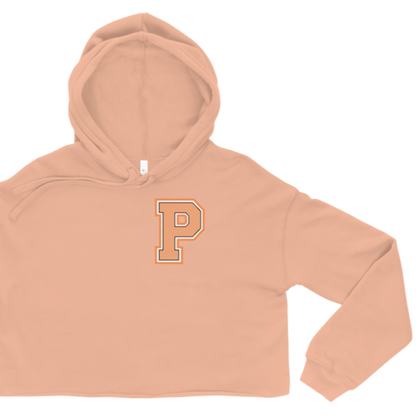 Women's Papaya Collegiate Cropped Hoodie